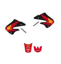 BLACKBIRD KOMPLET NAKLEJEK (OKLEIN) HONDA CR 125 '98-'99, CR 250R '97-'99 REPLICA OEM HONDA
