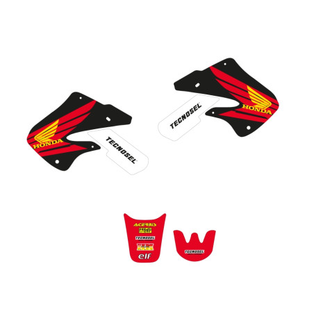 BLACKBIRD KOMPLET NAKLEJEK (OKLEIN) HONDA CR 125 '98-'99, CR 250R '97-'99 REPLICA OEM HONDA