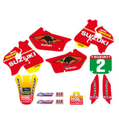BLACKBIRD KOMPLET NAKLEJEK (OKLEIN) SUZUKI RM 125/250 '96-'00 REPLICA TEAM SUZUKI 1998