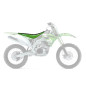 BLACKBIRD WYPRZEDAŻ POKROWIEC / POSZYCIE NA SIEDZENIE KAWASAKI KXF 250/450 '06-'08 ZEBRA KOLOR CZARNY ZIELONY