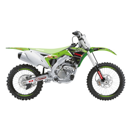 BLACKBIRD KOMPLET NAKLEJEK (OKLEIN) KAWASAKI KX 250F '17-'20 REPLICA KAWASAKI RACING TEAM 22