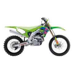 BLACKBIRD KOMPLET NAKLEJEK (OKLEIN) KAWASAKI KX 250F '21-'23, KX 450F '19-'24 RETRO