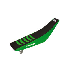 BLACKBIRD POKROWIEC / POSZYCIE NA SIEDZENIE KAWASAKI KXF 250 '21-'23, KXF 450 '19-'23 DOUBLE GRIP 3 KOLOR ZIELONY CZARNY