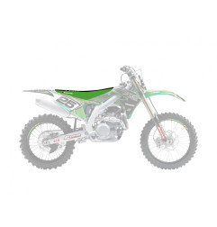 BLACKBIRD POKROWIEC / POSZYCIE NA SIEDZENIE KAWASAKI KXF 250 '21-'23, KXF 450 '19-'23 DOUBLE GRIP 3 KOLOR ZIELONY CZARNY