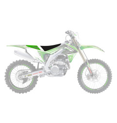 BLACKBIRD POKROWIEC / POSZYCIE NA SIEDZENIE KAWASAKI KXF 250 '21-'23, KXF 450 '19-'23 DREAM 4 KOLOR CZARNY ZIELONY BIAŁY