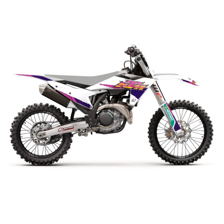 BLACKBIRD KOMPLET NAKLEJEK (OKLEIN) KTM SX/SX-F '23-'24, EXC/EXC-F '24-'25 RETRO