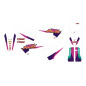 BLACKBIRD KOMPLET NAKLEJEK (OKLEIN) KTM SX/SX-F '23-'24, EXC/EXC-F '24-'25 RETRO