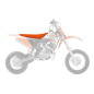 BLACKBIRD POKROWIEC / POSZYCIE NA SIEDZENIE KTM SX 50 '02-'15 PYRAMID (PMD) KOLOR POMARAŃCZOWY