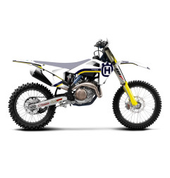 BLACKBIRD KOMPLET NAKLEJEK (OKLEIN) HUSQVARNA TC/FC '19-'22, TE/FE '20-'23 RETRO KOLOR BIAŁY