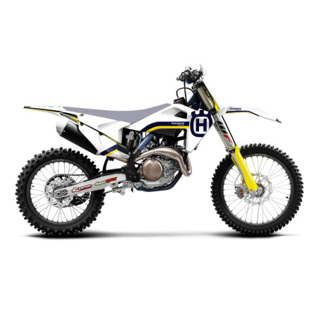BLACKBIRD KOMPLET NAKLEJEK (OKLEIN) HUSQVARNA TC/FC '19-'22, TE/FE '20-'23 RETRO KOLOR BIAŁY