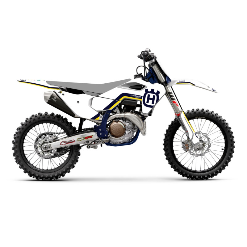 BLACKBIRD KOMPLET NAKLEJEK (OKLEIN) HUSQVARNA TC/FC '23-'24; TE/FE '24-'25 (TC/FC ALL MODELS '23-'24) RETRO
