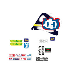 BLACKBIRD KOMPLET NAKLEJEK (OKLEIN) HUSQVARNA CR/WR 125/250 '98-'99 REPLICA TEAM HUSQVARNA MADDII 1998