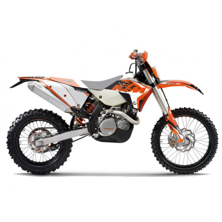 BLACKBIRD POKROWIEC / POSZYCIE NA SIEDZENIE KTM SX/SXF '07-'10, EXC/EXCF '08-'11 DREAM 4 KOLOR CZARNY POMARAŃCZOWY BIAŁY