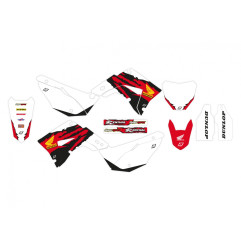 BLACKBIRD KOMPLET NAKLEJEK (OKLEIN) HONDA CR 125R '02-'07, CR 250R '02-'07 RETRO