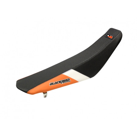 BLACKBIRD POKROWIEC / POSZYCIE NA SIEDZENIE KTM SX 85 '13-'17 DREAM 4 KOLOR CZARNY POMARAŃCZOWY BIAŁY