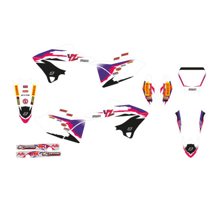BLACKBIRD WYPRZEDAŻ KOMPLET NAKLEJEK (OKLEIN) YAMAHA YZ 125/250 '22-'24 REPLICA YAMAHA FACTORY RACING 23 50TH