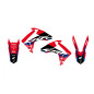 BLACKBIRD KOMPLET NAKLEJEK (OKLEIN) HONDA CRF 250R '14-'17, CRF 450R '13-'16 DREAM 5 KOLOR CZERWONY CZARNY