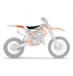 BLACKBIRD WYPRZEDAŻ POKROWIEC / POSZYCIE NA SIEDZENIE KTM SX 85 '18-'23 DREAM 4 KOLOR CZARNY POMARAŃCZOWY BIAŁY