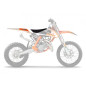 BLACKBIRD WYPRZEDAŻ POKROWIEC / POSZYCIE NA SIEDZENIE KTM SX 85 '18-'23 DREAM 4 KOLOR CZARNY POMARAŃCZOWY BIAŁY