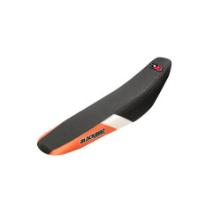 BLACKBIRD WYPRZEDAŻ POKROWIEC / POSZYCIE NA SIEDZENIE KTM SX/SXF '19-'22, EXC '20-'23 DREAM 4 KOLOR CZARNY POMARAŃCZOWY BIAŁY