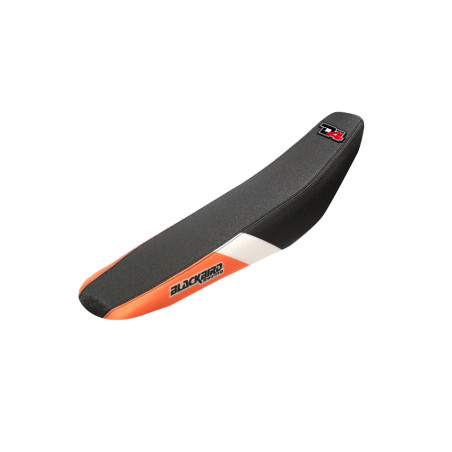 BLACKBIRD WYPRZEDAŻ POKROWIEC / POSZYCIE NA SIEDZENIE KTM SX/SXF '19-'22, EXC '20-'23 DREAM 4 KOLOR CZARNY POMARAŃCZOWY BIAŁY