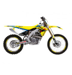BLACKBIRD KOMPLET NAKLEJEK (OKLEIN) SUZUKI RMZ 450 '08-'17 DREAM 5 KOLOR NIEBIESKI ŻÓŁTY CZARNY
