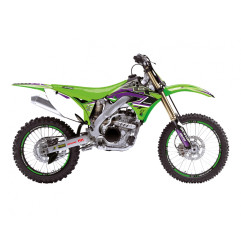 BLACKBIRD KOMPLET NAKLEJEK (OKLEIN) KAWASAKI KX 250F '09-'12 DREAM 5 KOLOR ZIELONY CZARNY