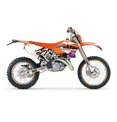 BLACKBIRD KOMPLET NAKLEJEK (OKLEIN) KTM EXC/EXC-F '03-'04, SX/SX-F '01-'04 DREAM 5 KOLOR POMARAŃCZOWY CZARNY
