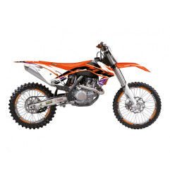 BLACKBIRD KOMPLET NAKLEJEK (OKLEIN) KTM SX/SX-F '13-'15, EXC/EXC-F '14-'16, DREAM 5 KOLOR POMARAŃCZOWY CZARNY