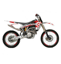BLACKBIRD KOMPLET NAKLEJEK (OKLEIN) HUSQVARNA TE/TC 250/450/510 '05-'07 DREAM 5 KOLOR CZERWONY BIAŁY