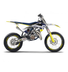 BLACKBIRD KOMPLET NAKLEJEK (OKLEIN) HUSQVARNA TC 85 '18-'24 DREAM 5 KOLOR ŻÓŁTY CZARNY BIAŁY NIEBIESKI