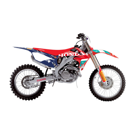 BLACKBIRD KOMPLET NAKLEJEK (OKLEIN) HONDA CRF 250R '10-'13; CRF 450R '09-'12 REPLICA TEAM HRC 25 HONDA