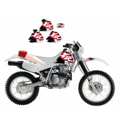BLACKBIRD KOMPLET NAKLEJEK (OKLEIN) HONDA XR 250/350 '88-'95 ORIGINAL (17)