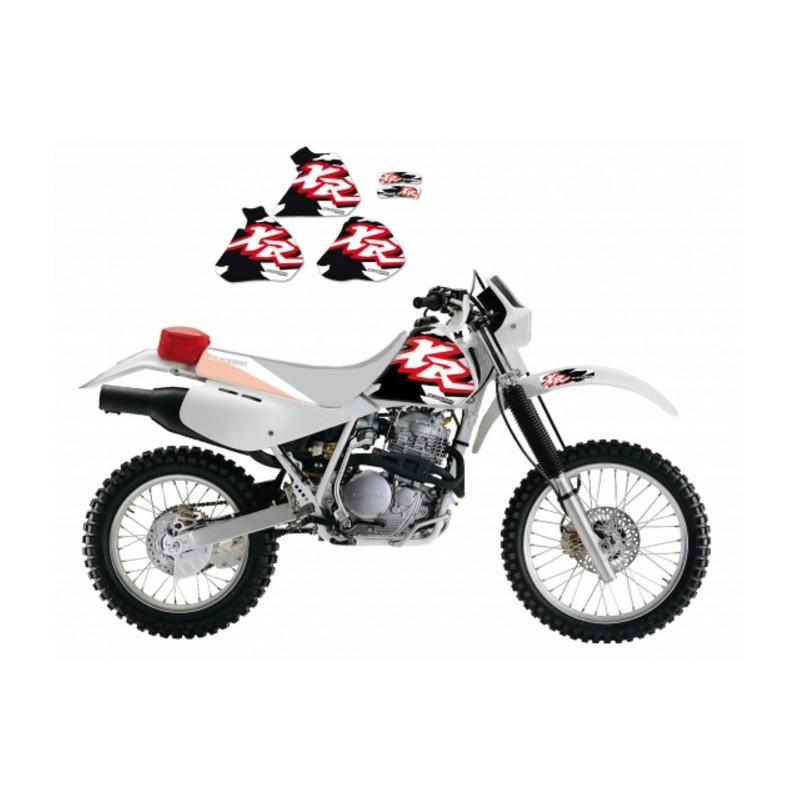 BLACKBIRD KOMPLET NAKLEJEK (OKLEIN) HONDA XR 250/350 '88-'95 ORIGINAL (17)