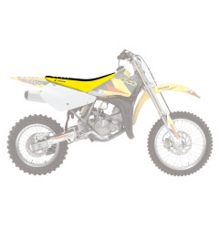 BLACKBIRD POKROWIEC / POSZYCIE NA SIEDZENIE SUZUKI RM 85 '02-'23 DOUBLE GRIP 3 KOLOR CZARNY ŻÓŁTY