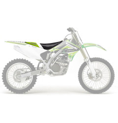 BLACKBIRD POKROWIEC / POSZYCIE NA SIEDZENIE KAWASAKI KXF 250 '04-'05 DREAM 4 KOLOR CZARNY ZIELONY BIAŁY