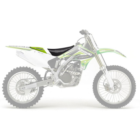 BLACKBIRD POKROWIEC / POSZYCIE NA SIEDZENIE KAWASAKI KXF 250 '04-'05 DREAM 4 KOLOR CZARNY ZIELONY BIAŁY