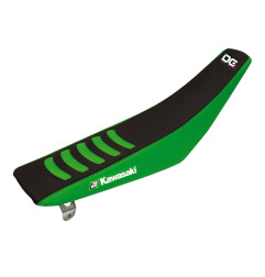 BLACKBIRD POKROWIEC / POSZYCIE NA SIEDZENIE KAWASAKI KX 85 '01-'13 DOUBLE GRIP 3 KOLOR CZARNY ZIELONY