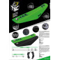 BLACKBIRD POKROWIEC / POSZYCIE NA SIEDZENIE KAWASAKI KXF 250 '13-'20, KXF 450 '12-'18 TSC KOLOR CZARNY