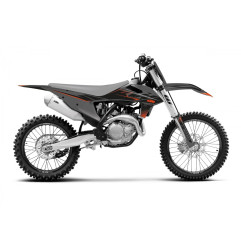 BLACKBIRD KOMPLET NAKLEJEK (OKLEIN) KTM SX/SX-F '19-'22, EXC/EXC-F '20-'23 KOLOR CZARNY SZARY MATT