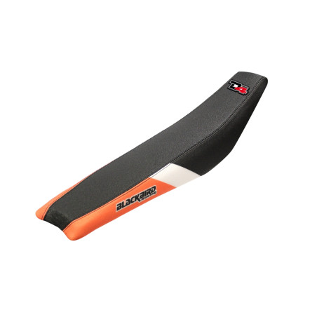 BLACKBIRD POKROWIEC / POSZYCIE NA SIEDZENIE KTM SX 50 '16-'23 DREAM 4 KOLOR CZARNY POMARAŃCZOWY BIAŁY
