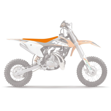 BLACKBIRD POKROWIEC / POSZYCIE NA SIEDZENIE KTM SX 65 '16-'23 PYRAMID (PMD) KOLOR POMARAŃCZOWY