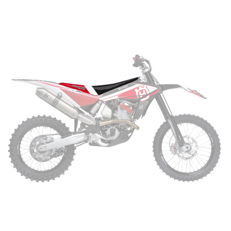 BLACKBIRD POKROWIEC / POSZYCIE NA SIEDZENIE HUSQVARNA TE/TC 449-511 '11-'13 DREAM 4 KOLOR CZARNY/CZERWONY/BIAŁY