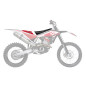 BLACKBIRD POKROWIEC / POSZYCIE NA SIEDZENIE HUSQVARNA TE/TC 449-511 '11-'13 DREAM 4 KOLOR CZARNY/CZERWONY/BIAŁY