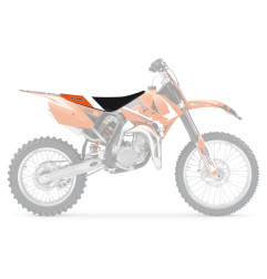 BLACKBIRD POKROWIEC / POSZYCIE NA SIEDZENIE KTM SX 85 '06-'12 DREAM 4 KOLOR CZARNY POMARAŃCZOWY