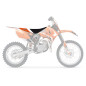 BLACKBIRD POKROWIEC / POSZYCIE NA SIEDZENIE KTM SX 85 '06-'12 DREAM 4 KOLOR CZARNY POMARAŃCZOWY