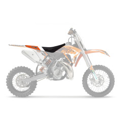 BLACKBIRD POKROWIEC / POSZYCIE NA SIEDZENIE KTM SX 65 '09-'15 DREAM 4 KOLOR CZARNY POMARAŃCZOWY BIAŁY