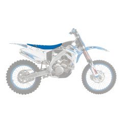 BLACKBIRD POKROWIEC / POSZYCIE NA SIEDZENIE TM MX/EN 2T/4T '22-'23 (ALL MODELS) ZEBRA KOLOR NIEBIESKI