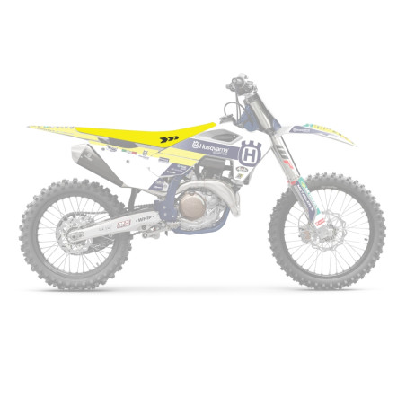 BLACKBIRD POKROWIEC / POSZYCIE NA SIEDZENIE HUSQVARNA TC/FC 125/250/350/450 '23 (FC/TC ALL MODELS) TSC COLOR KOLOR ŻÓŁTY
