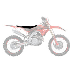 BLACKBIRD POKROWIEC / POSZYCIE NA SIEDZENIE HONDA CRF 250R '22-'23, CRF 450R '21-'23 ZEBRA KOLOR CZARNY CZERWONY